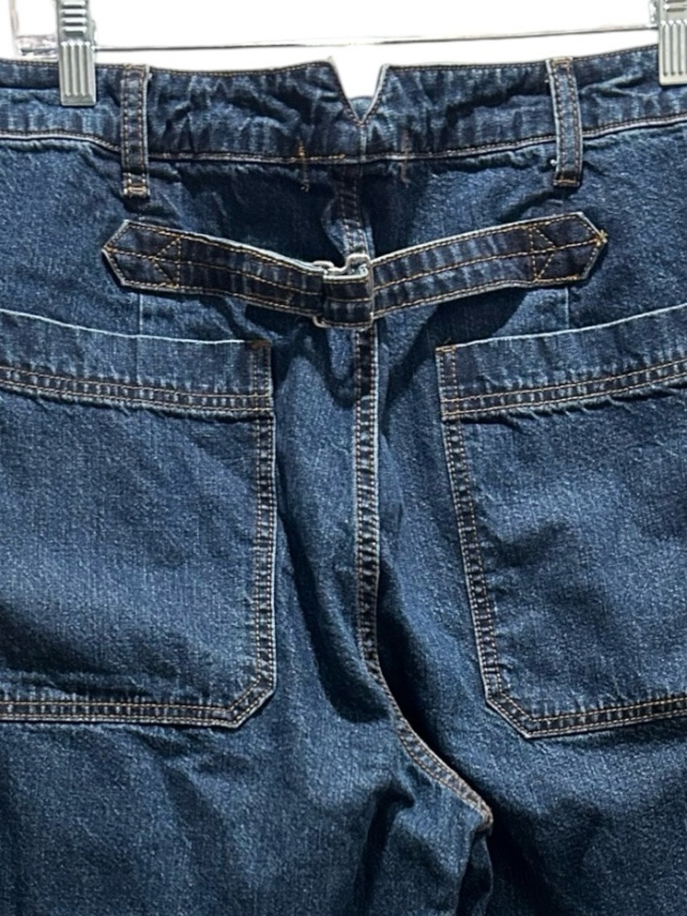Alex Mill Women’s Buckle Back Jeans - 100% Cotton Denim, High Rise - Size 32 - Picture 6 of 7